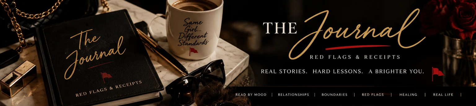 The Journal — Red Flags & Receipts, real stories, hard lessons, a brighter you